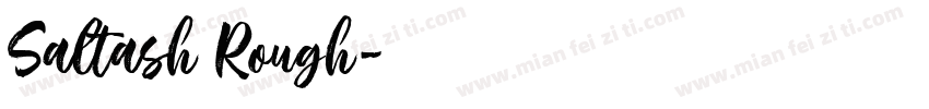 Saltash Rough字体转换